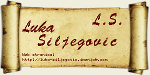 Luka Šiljegović vizit kartica